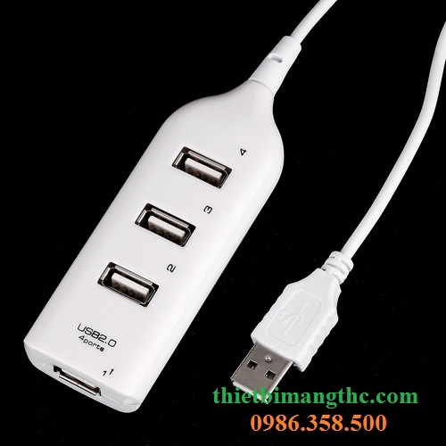 Bộ chia cổng USB 2.0 Hub 1 ra 4 cổng đa năng